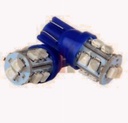 Led Pellizco Azul T10 10 Led