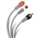 Cable De Alta Calidad Plug 3.5mm a 2 RCA 3.6Mts Steren