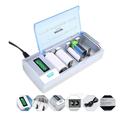 Cargador Inteligente Universal Beston AA/AAA/C/D/9V Beston