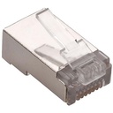 Conector RJ45 Pasante CAT5 Blindado
