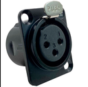 Conector XLR Hembra Para Chasis HONGFENG