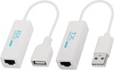 Extensor USB 200M Mediante RJ45 CAT5E/CAT6