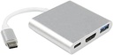 Hub USB-C a USB-A 3.0, USB-C, HDMI