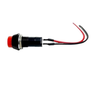 Pulsador Rojo Con Cables 3A 250V