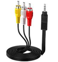 Cable Auxiliar 3.5mm TRRS a 3 RCA NA