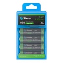 Batería recargable AA USB LI-ON 1460mAh