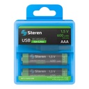 Batería recargable AAA USB LI-ON 370mAh