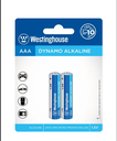 Batería Westinghouse Dynamo Alcalina AAA 1.5V Paquete De 2 Baterías