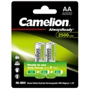 Batería Camelion Recargable NiMH AA 1.2V 2500mAh Paquete De 2 Baterías