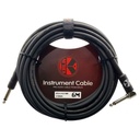 Cable 1/4 Mono a 1/4 Mono Tipo L 6 Metros KIRLIN