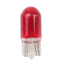 Foco Incandescente T10 Rojo Tipo Pellizco 12V 3W