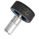 Motorreductor JGA25-370 12V 640RPM Con Llanta 65mm