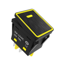 Switch Filn On-Off Contra El Agua 6 pines 30A 125V 250V Con Iluminación Color Amarillo