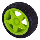 Llanta Para Motorreductor Verde