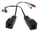 Par De Extensores de Audio RCA A Ethernet CAT5 y CAT6