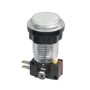 Boton Maquinita Blanco Con Microswitch