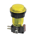 Boton Maquinita Amarillo Con Microswitch Y Luz piloto