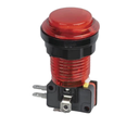 Boton Maquinita Rojo Con Microswitch Y Luz piloto
