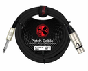 Cable XLR Macho a Plug Stereo 1/4 KIRLIN 6 Metros