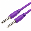 Cable Kirlin Plug De 1/4" A Plug De 1/4" 6 Metros Forro Fosforescente