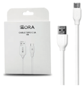 Cable 1HORA De Carga + Datos USB-A A USB-C 1M